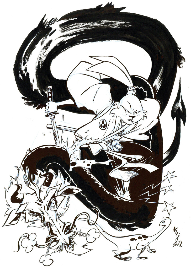 Illustration 3 – Hommage Usagi Yojimbo