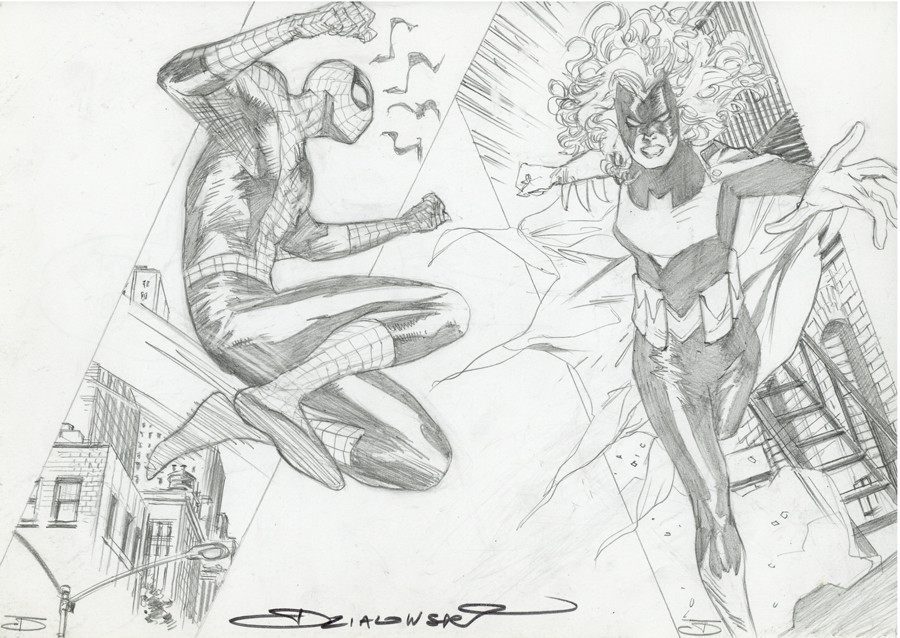 Spiderman et Batwoman