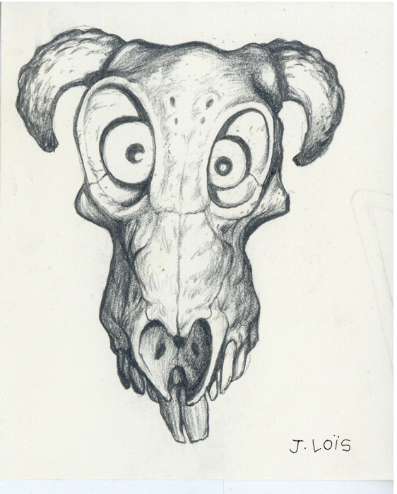 Skull study for AAARG! Mag