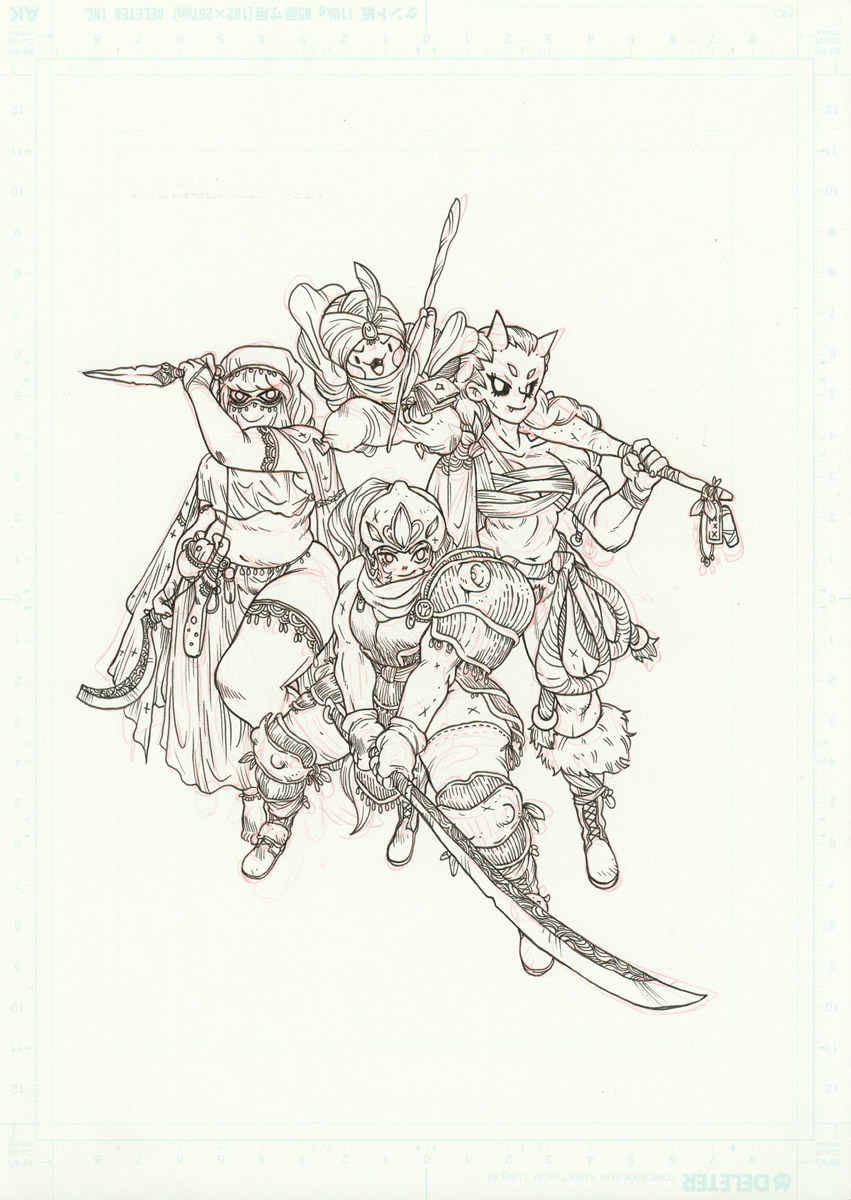 Illustration Warriors